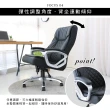 【Akira】菱格紋皮革獨立筒辦公椅(椅子/電腦椅/書桌椅/主管椅/人體工學椅/加大頭枕/皮椅)