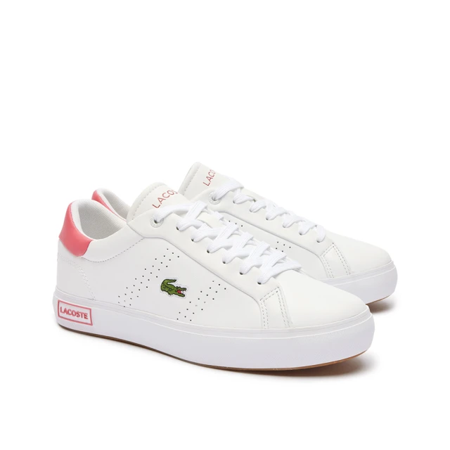 LACOSTE POWERCOURT 休閒鞋 懶人鞋 女鞋 小白鞋 白色 運動鞋(47SFA0073_B53)