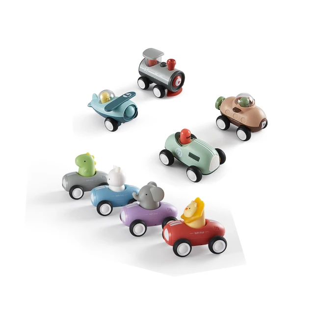 啾愛你啾愛你 Arolo 聲光慣性車玩具 - 兩款全系列任選(交通款/動物款)