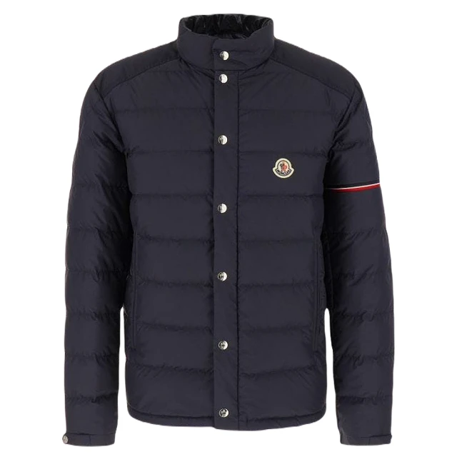 MONCLER 春夏新款 男款 前襟羽絨拼接外套-黑色(1號