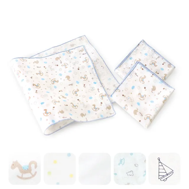 【ding baby】純棉紗布澡巾-3入/台灣製嬰兒寶寶用品浴巾洗臉巾(多款)