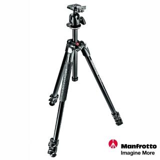【Manfrotto 曼富圖】290系列套組 進階三節腳架+球型雲臺套組 MK290XTA3-BH(公司貨)