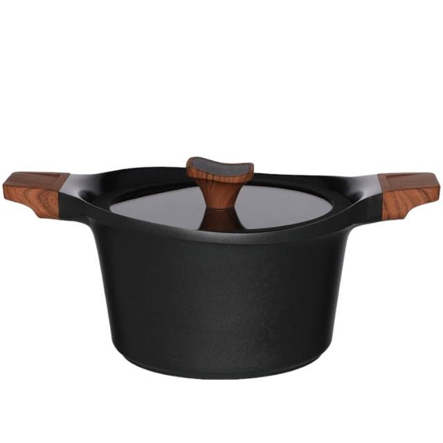 【Maku Kitchen Life】鋁製湯鍋附鍋蓋-22cm/3L(耐用鋁製鍋/北歐經典設計)