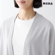 【MUJI 無印良品】女強撚短版七分袖開襟衫(共4色)