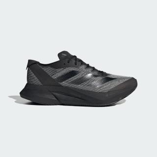 【adidas 愛迪達】Adizero Boston 12 M 男 慢跑鞋 運動 路跑 中長距離 馬牌底 黑灰(ID5985)