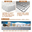 【LooCa】法式皇妃乳膠獨立筒床墊(加大6尺-贈蠶絲枕)