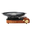【卡旺】雙安全卡式爐+韓式多功能烤盤(K1-A001D+ST-1600P)