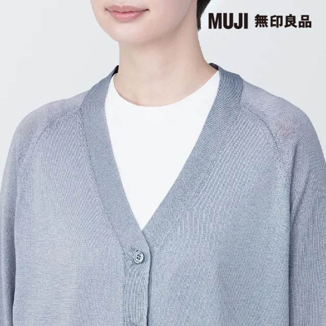 【MUJI 無印良品】女型態安定寬版開襟衫(共5色)