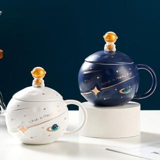 【JEN】浮雕星球造型馬克杯禮盒(2色可選)