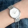 【Nordgreen】ND手錶 Infinity 無限 32mm 月光銀殼×白面 月光銀五珠精鋼錶帶(IN32SI5LSIXX)