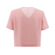 【ILEY 伊蕾】針織布排釦V領小外套(粉色；M-XL；1241594005)
