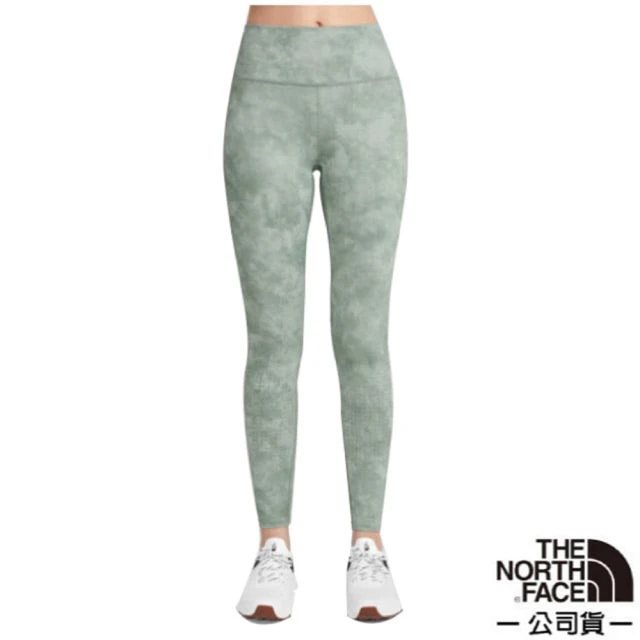 The North Face 女 吸濕排汗戶外緊身褲.機能快乾休閒褲.運動褲(55UC-03U 綠色 V)