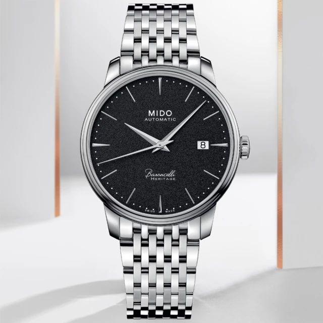 MIDO 美度 BARONCELLI 永恆系列 簡約纖薄機械腕錶(M0274071105100)