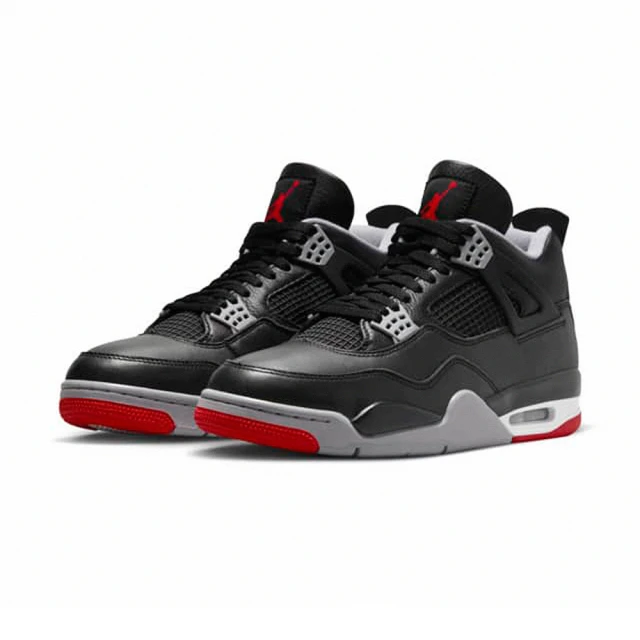 NIKE 耐吉NIKE 耐吉 Air Jordan 4 Retro Bred Reimagined 黑公牛 AJ4 男鞋 休閒鞋(FV5029-006)