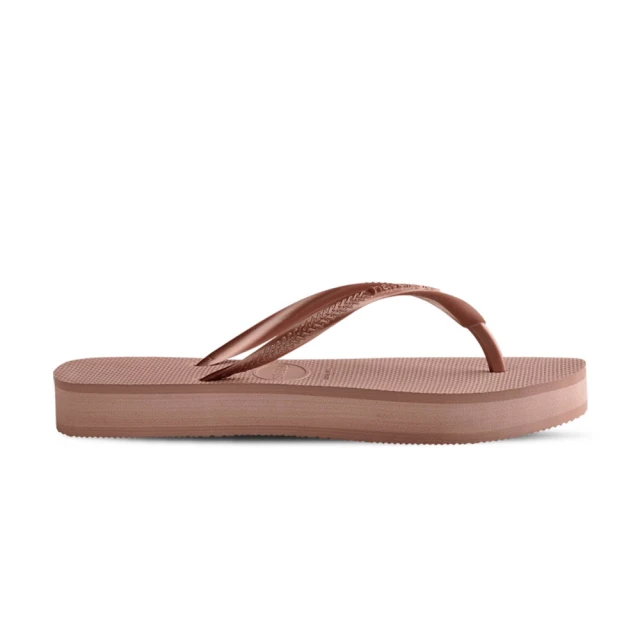 havaianas 哈瓦仕 Slim Flatform 女鞋 水藍色 經典 厚底2公分 人字拖 拖鞋 4144537-1669W