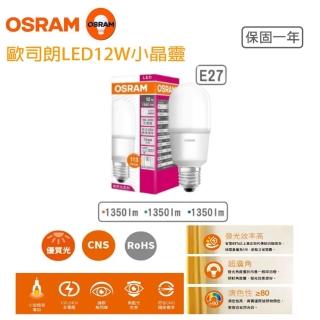 【Osram 歐司朗】雪糕型 12W LED燈泡 6入組(甜筒型 e27)