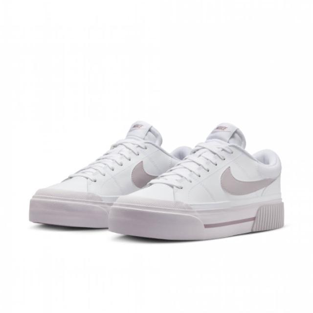 【NIKE 耐吉】休閒鞋_女_白紫_COURT LEGACY LIFT(DM7590105)