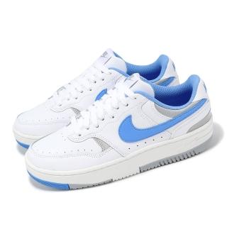【NIKE 耐吉】休閒鞋 Gamma Force 女鞋 男鞋 白 藍 小白鞋 復古 微厚底(DX9176-108)
