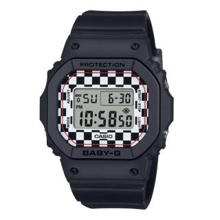 【CASIO 卡西歐】BABY-G 滑板文化 酷炫休閒街頭電子錶 黑 BGD-565GS-1 37.9mm