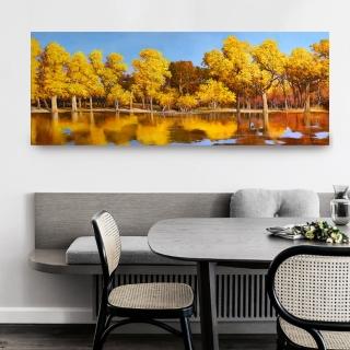 【御畫房】金秋時節 國家一級畫師手繪油畫60×120cm(VF-37)