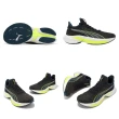 【PUMA】慢跑鞋 Conduct Pro 男鞋 黑 綠 網布 透氣 緩衝 襪套式 運動鞋(379438-01)