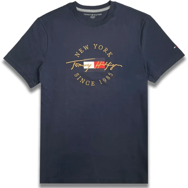 【Tommy Hilfiger】簡約休閒時尚 印刷logo 輕薄款 短袖T恤(美版版型 尺寸偏大)