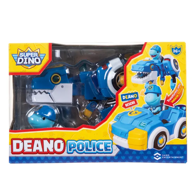 【Super Dino 恐龍救援隊】霸王龍警車