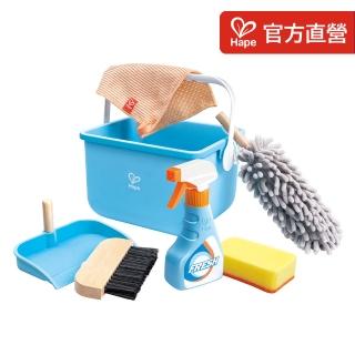 【Hape】兒童清潔打掃玩具組合(生日禮物/益智玩具/家事小幫手/家家酒玩具)