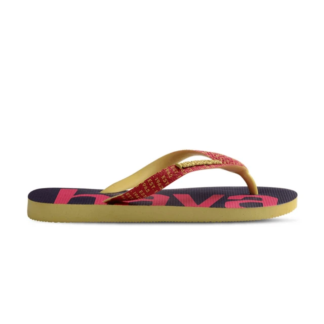 havaianas 哈瓦仕 Top Logomania Mid Tech 男鞋 酒紅色 夾腳拖 拖鞋 4147063-7598U