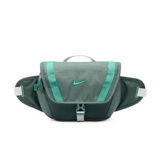 【NIKE 耐吉】HIKE WAISTPACK 灰綠色 舒適 透氣 斜背包 運動 休閒 腰包 DJ9681-011