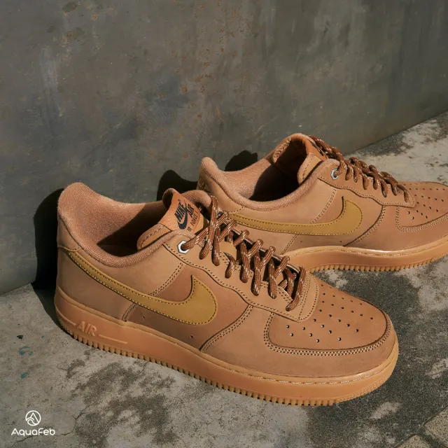 NIKE 耐吉】Air Force 1 07 WB Wheat 男鞋小麥色AF1 低筒運動休閒鞋