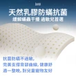 【Lunio】Gen4石墨烯單人3.5尺乳膠床＋枕(7層機能設計 全新升級 加倍好睡)