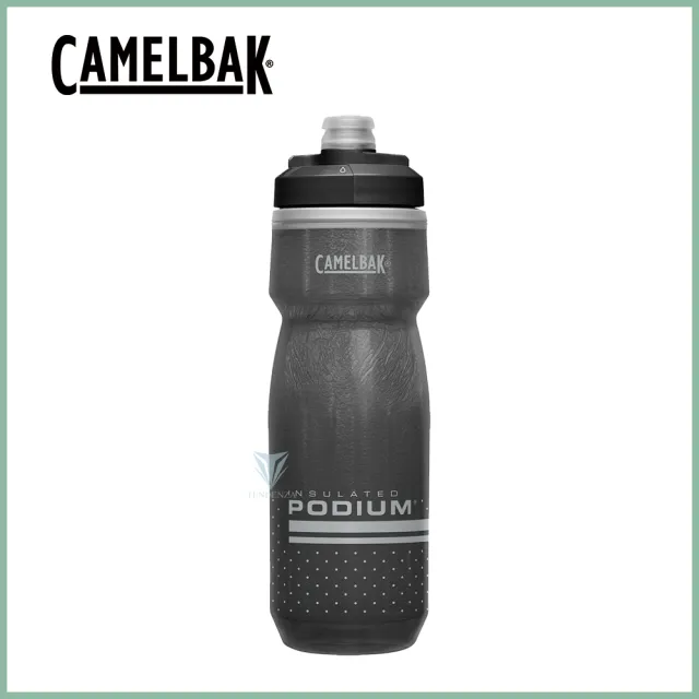 【CAMELBAK】620ml Podium Chill 保冷噴射水瓶(Camelbak / 雙倍保冷 / 自行車水壺)