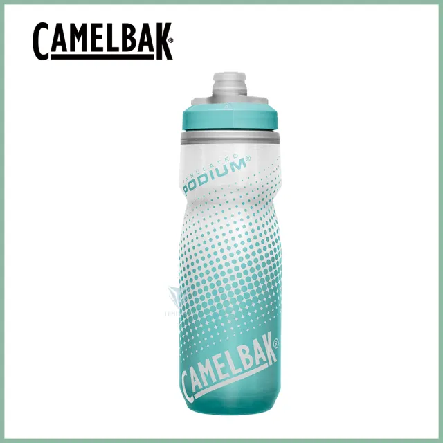 【CAMELBAK】620ml Podium Chill 保冷噴射水瓶(Camelbak / 雙倍保冷 / 自行車水壺)