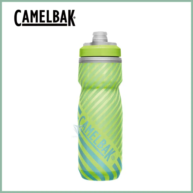 【CAMELBAK】620ml Podium Chill 保冷噴射水瓶(Camelbak / 雙倍保冷 / 自行車水壺)