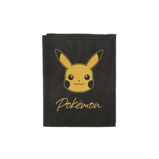 【POKEMON 精靈寶可夢】母親節禮物 OUTDOOR寶可夢Pokemon-金典皮卡丘對折短夾(ODGO22S09BK)