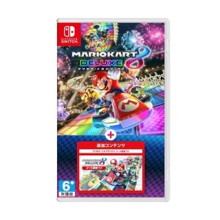 【Nintendo 任天堂】NS Switch 瑪利歐賽車 8 豪華版 + 新增賽道通行證擴充票 中文版(臺灣公司貨)