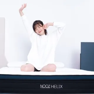 【Lunio】NoozHelix標準雙人5尺乳膠獨立筒床墊(英國工藝五星級飯店躺感 專為台灣人所打造 平價高CP值)