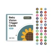 【JoyNa】3盒54片 新生兒視覺卡 寶寶黑白卡 彩色圖卡 啟發玩具 視力測驗(防撥水.雙面圖案.耐髒污)