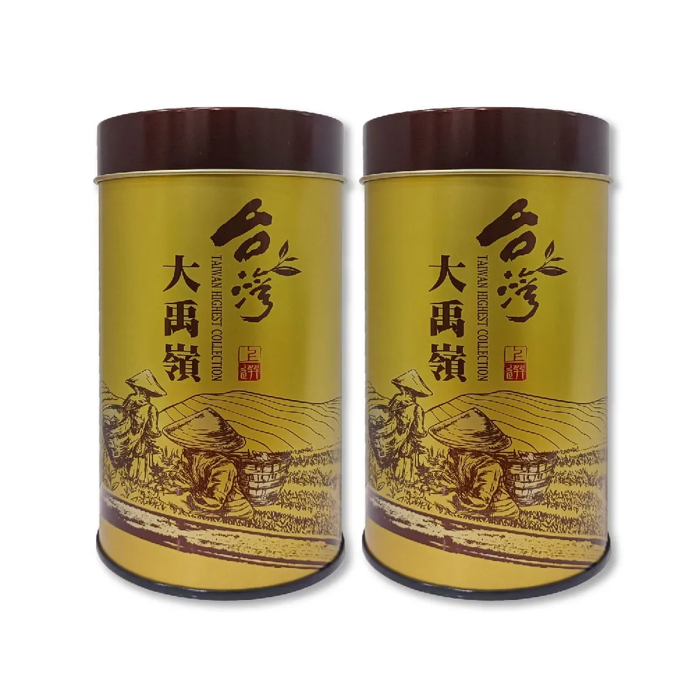 【名池茶業】春漾金-大禹嶺品級清香型烏龍茶葉150gx4罐(共1斤)