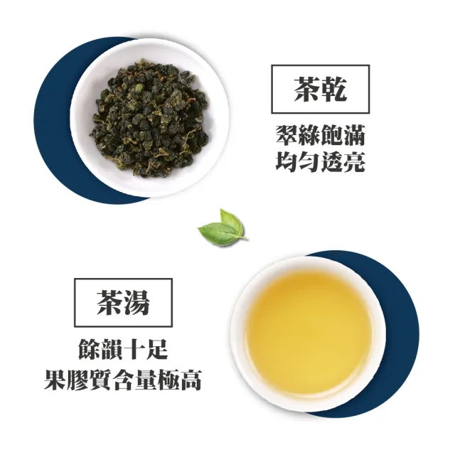 【名池茶業】春漾金-大禹嶺品級清香型烏龍茶葉150gx4罐(共1斤)