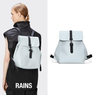【RAINS官方直營】Bucket Backpack 防水水桶後揹包(Wind 和風藍)