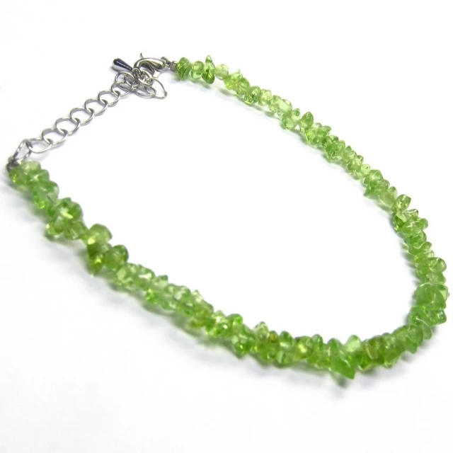 小樂珠寶小樂珠寶 高檔造型綠橄欖石 手珠手鍊稀有款KK07灌注(小顆秀氣款)