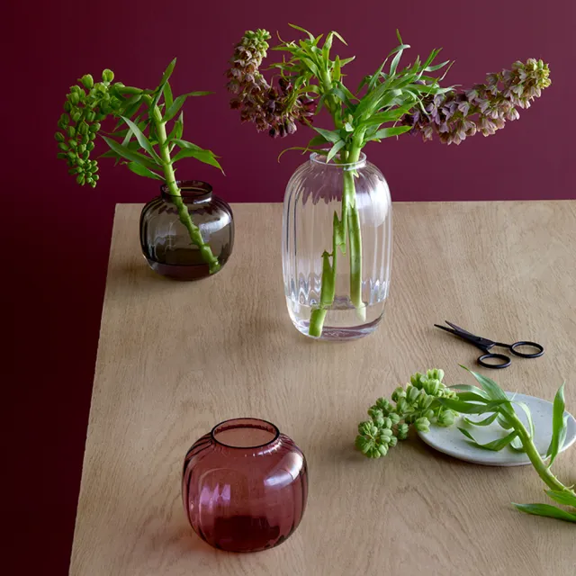 【北歐櫥窗】Holmegaard Primula 櫻花草 玻璃花瓶(大、晶瑩)