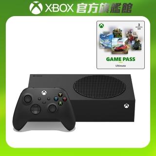 【Microsoft 微軟】Xbox Series S - 1TB 遊戲主機《碳黑版 Game Pass Ultimate》入門超值組