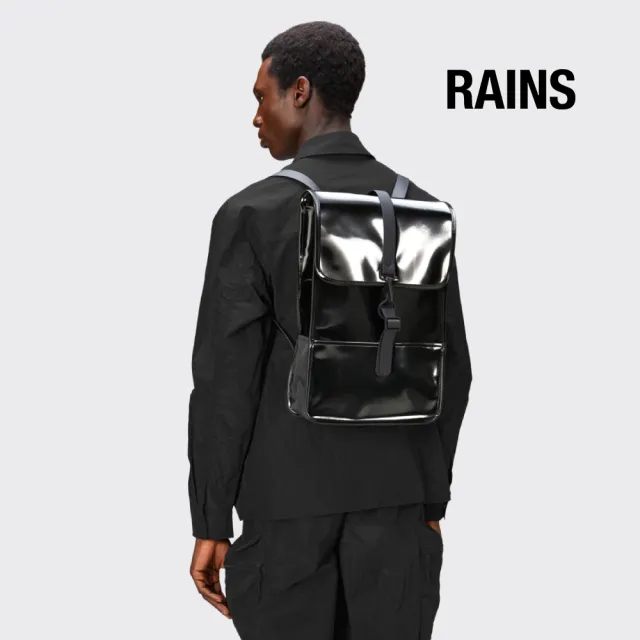 【RAINS官方直營】Backpack Mini 經典防水小型雙肩背長型背包(人氣熱賣配色)