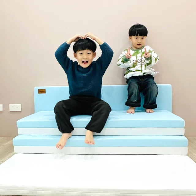 【i-smart】韓系抗菌兒童城堡地墊(爬行地墊遊戲墊折疊地墊2色可選)