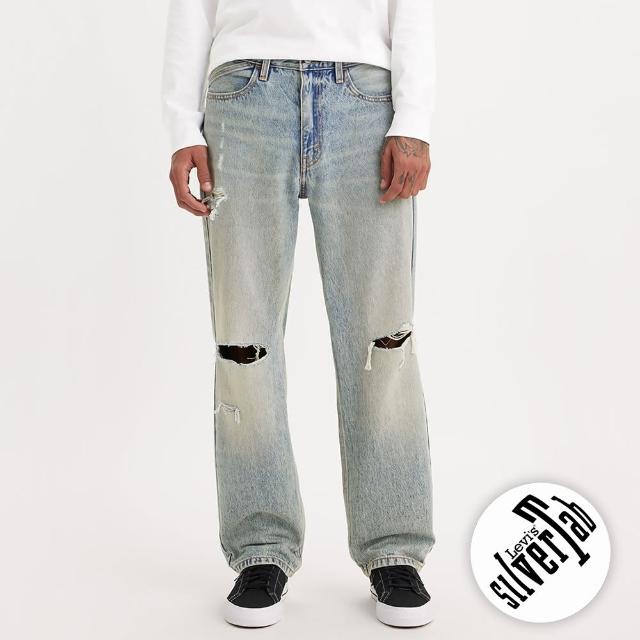 【LEVIS 官方旗艦】SILVERTAB 銀標系列 男款 LOOSE寬鬆牛仔褲 熱賣單品 A7488-0006