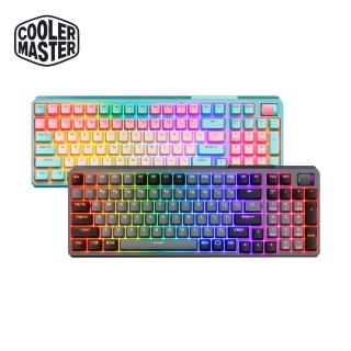 【Cooler Master 酷碼】MK770 RGB無線三模機械式鍵盤(紅軸/白軸、馬卡龍色/黑灰色)