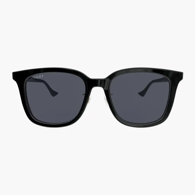 【GUCCI 古馳】方形膠框太陽眼鏡(GG1498SK-001 WEB系列)
